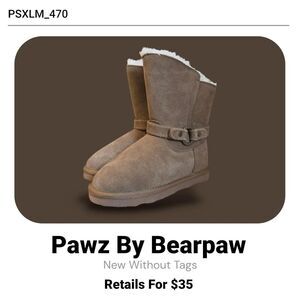 Pawz Brown and Tan Boots